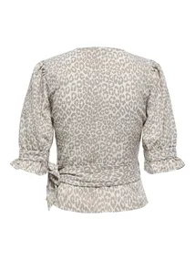ONLY ONLEMMIA LIFE 2/4 TIE WRAP TOP PNT