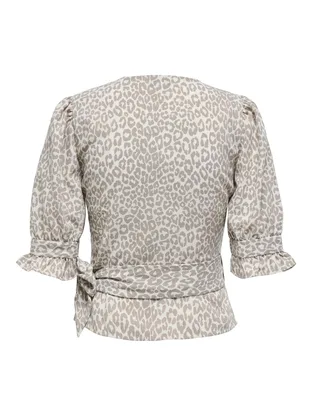 ONLY ONLEMMIA LIFE 2/4 TIE WRAP TOP PNT