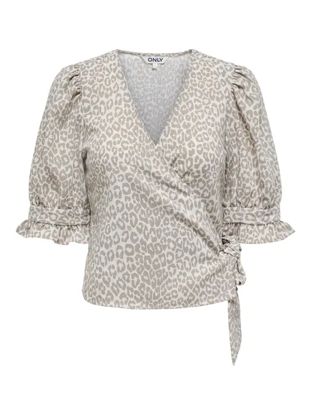 ONLY ONLEMMIA LIFE 2/4 TIE WRAP TOP PNT