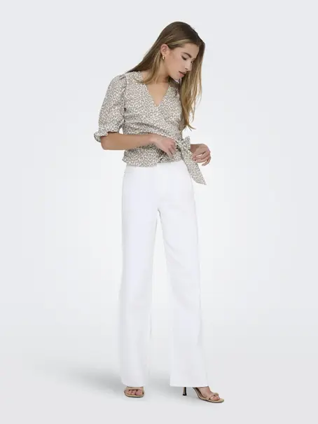 ONLY ONLEMMIA LIFE 2/4 TIE WRAP TOP PNT
