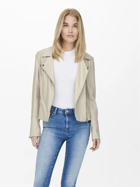 ONLY ONLGEMMA FAUX LEATHER BIKER OTW NOO