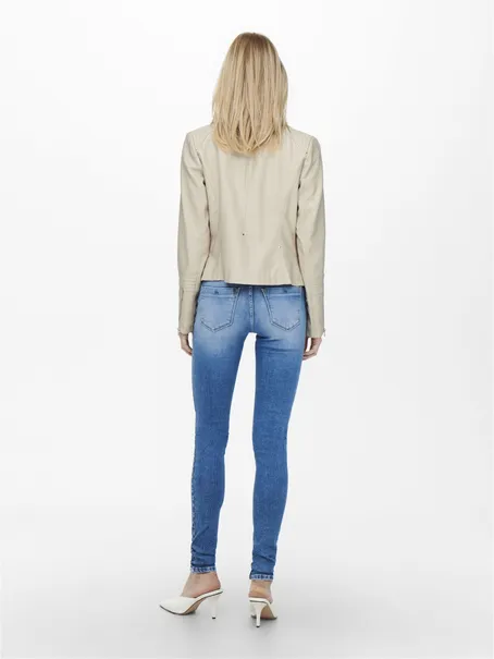 ONLY ONLGEMMA FAUX LEATHER BIKER OTW NOO