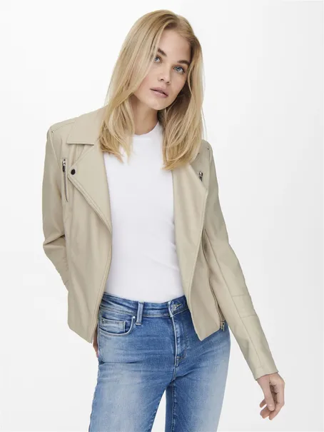 ONLY ONLGEMMA FAUX LEATHER BIKER OTW NOO
