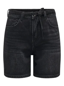 ONLY ONLGIANNA MW BELTED SHORTS AZG DNM