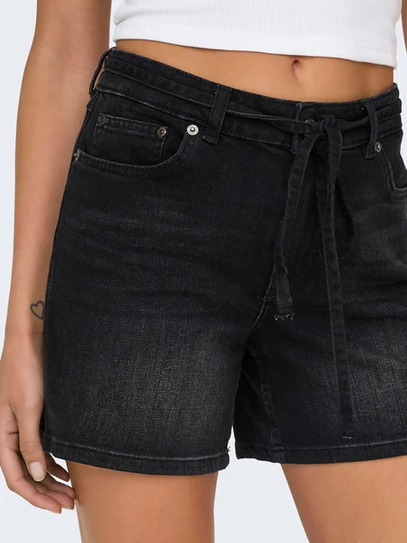 ONLY ONLGIANNA MW BELTED SHORTS AZG DNM