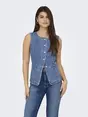ONLY ONLGIULINA S/L BUTTON WAISTCOAT DNM