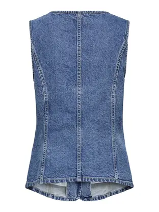 ONLY ONLGIULINA S/L BUTTON WAISTCOAT DNM