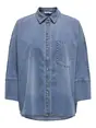 ONLY ONLGRACE 3/4 SL STUD DNM SHIRT GUA