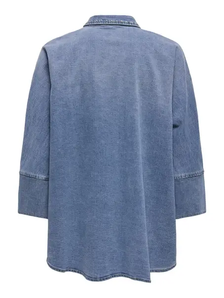 ONLY ONLGRACE 3/4 SL STUD DNM SHIRT GUA