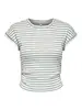 ONLY ONLIBEN S/S O-NECK GLITTER TOP JRS