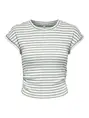 ONLY ONLIBEN S/S O-NECK GLITTER TOP JRS