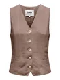 ONLY ONLIRIS-SIESTA S/L LINEN BL VEST TL