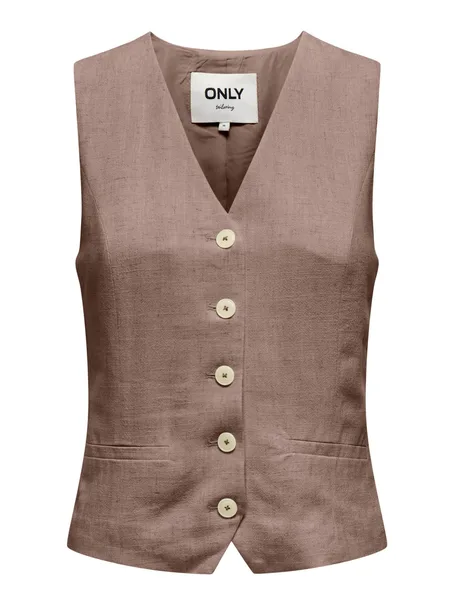 ONLY ONLIRIS-SIESTA S/L LINEN BL VEST TL
