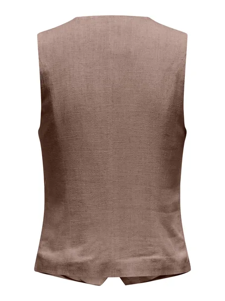ONLY ONLIRIS-SIESTA S/L LINEN BL VEST TL