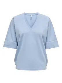 ONLY ONLIVY S/S GLITTER V-NECK TOP CS JR