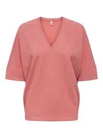 ONLY ONLIVY S/S GLITTER V-NECK TOP CS JR
