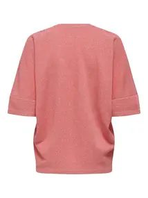 ONLY ONLIVY S/S GLITTER V-NECK TOP CS JR