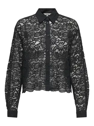 ONLY ONLJILLI LACE MIX SHIRT WVN