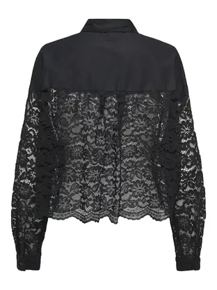 ONLY ONLJILLI LACE MIX SHIRT WVN