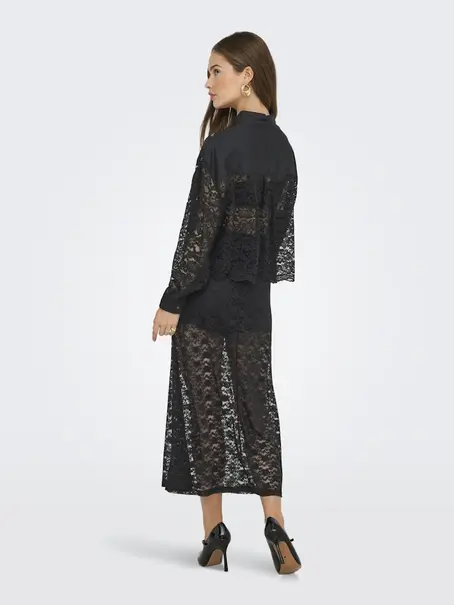 ONLY ONLJILLI LACE MIX SHIRT WVN