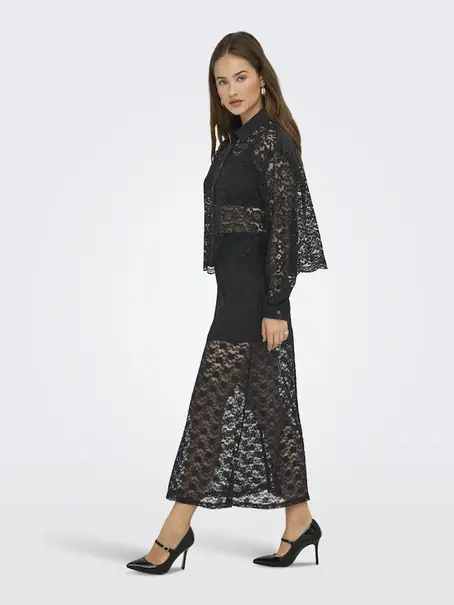 ONLY ONLJILLI LACE MIX SHIRT WVN