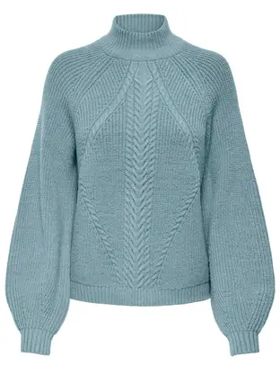 ONLY ONLKATIA LS DETAIL HIGHNECK KNT