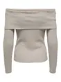 ONLY ONLKATIA LS OFF SHOULDER KNT NOOS