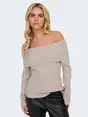 ONLY ONLKATIA LS OFF SHOULDER KNT NOOS