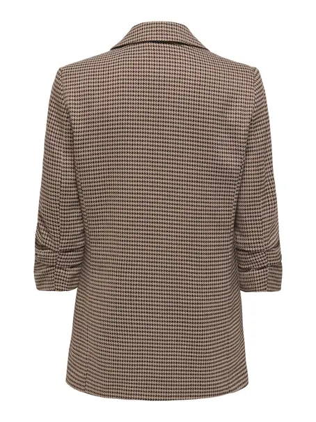 ONLY ONLLETTIE LIFE 3/4 CHECK BLAZER TLR