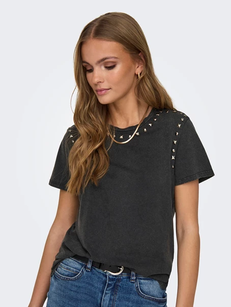 ONLY ONLLUCY S/S STUDS TOP BOX JRS