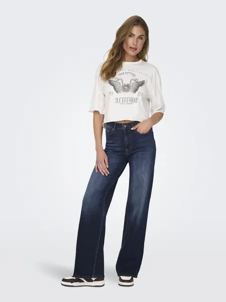ONLY ONLMADISON BLUSH HW WIDE DNM TAI081