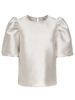 ONLY ONLMANNY 2/4 HEAVY SATIN TOP WVN CS