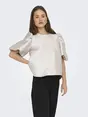 ONLY ONLMANNY 2/4 HEAVY SATIN TOP WVN CS