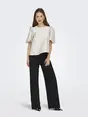 ONLY ONLMANNY 2/4 HEAVY SATIN TOP WVN CS