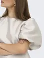 ONLY ONLMANNY 2/4 HEAVY SATIN TOP WVN CS