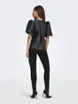 ONLY ONLMANNY 2/4 HEAVY SATIN TOP WVN CS