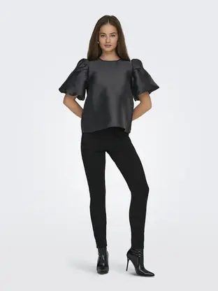 ONLY ONLMANNY 2/4 HEAVY SATIN TOP WVN CS