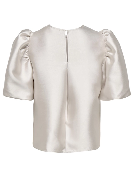ONLY ONLMANNY 2/4 HEAVY SATIN TOP WVN CS