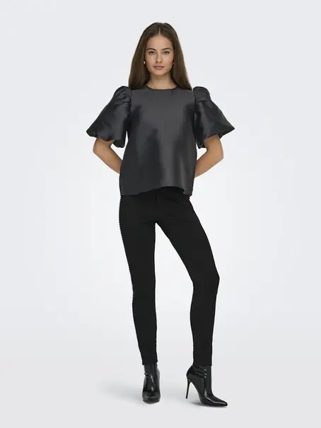 ONLY ONLMANNY 2/4 HEAVY SATIN TOP WVN CS