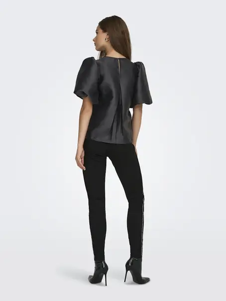 ONLY ONLMANNY 2/4 HEAVY SATIN TOP WVN CS