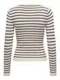 ONLY ONLMILA LS STRIPE BUTTON O-NECK CC