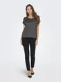ONLY ONLMOSTER GLITTER S/S TOP JRS