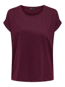 ONLY ONLMOSTER GLITTER S/S TOP JRS