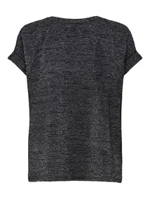 ONLY ONLMOSTER GLITTER S/S TOP JRS