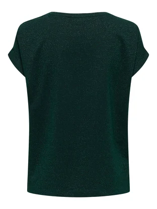 ONLY ONLMOSTER GLITTER S/S TOP JRS