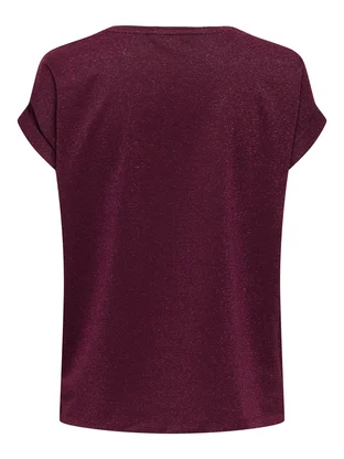 ONLY ONLMOSTER GLITTER S/S TOP JRS