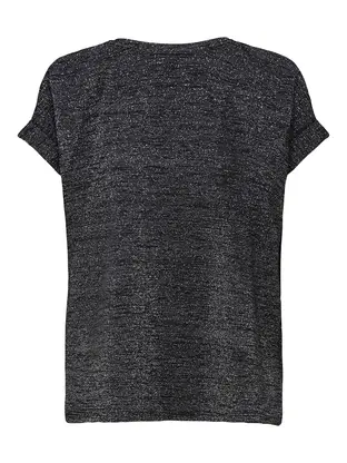 ONLY ONLMOSTER GLITTER S/S TOP JRS
