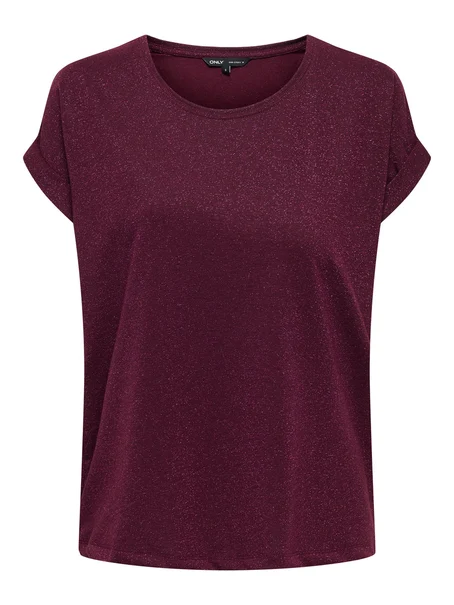 ONLY ONLMOSTER GLITTER S/S TOP JRS