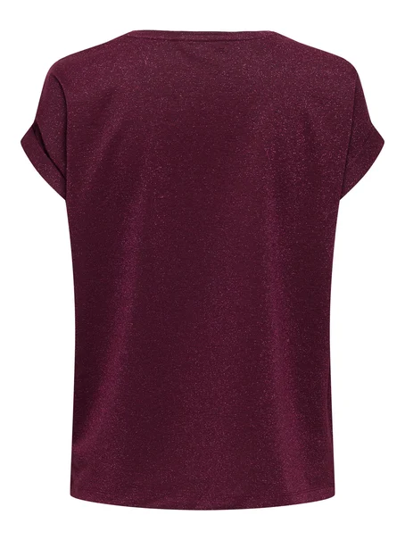 ONLY ONLMOSTER GLITTER S/S TOP JRS