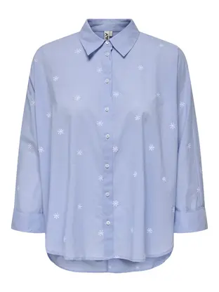 ONLY ONLNEW LINA GRACE LS EMB SHIRT NOOS